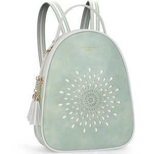 Small Backpack Purse for Women Cute Mini Backpacks PU Leather Crossbody🐟